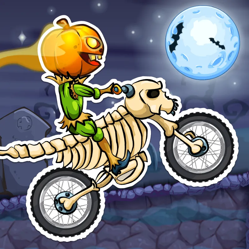 Play Moto X3M Spooky online